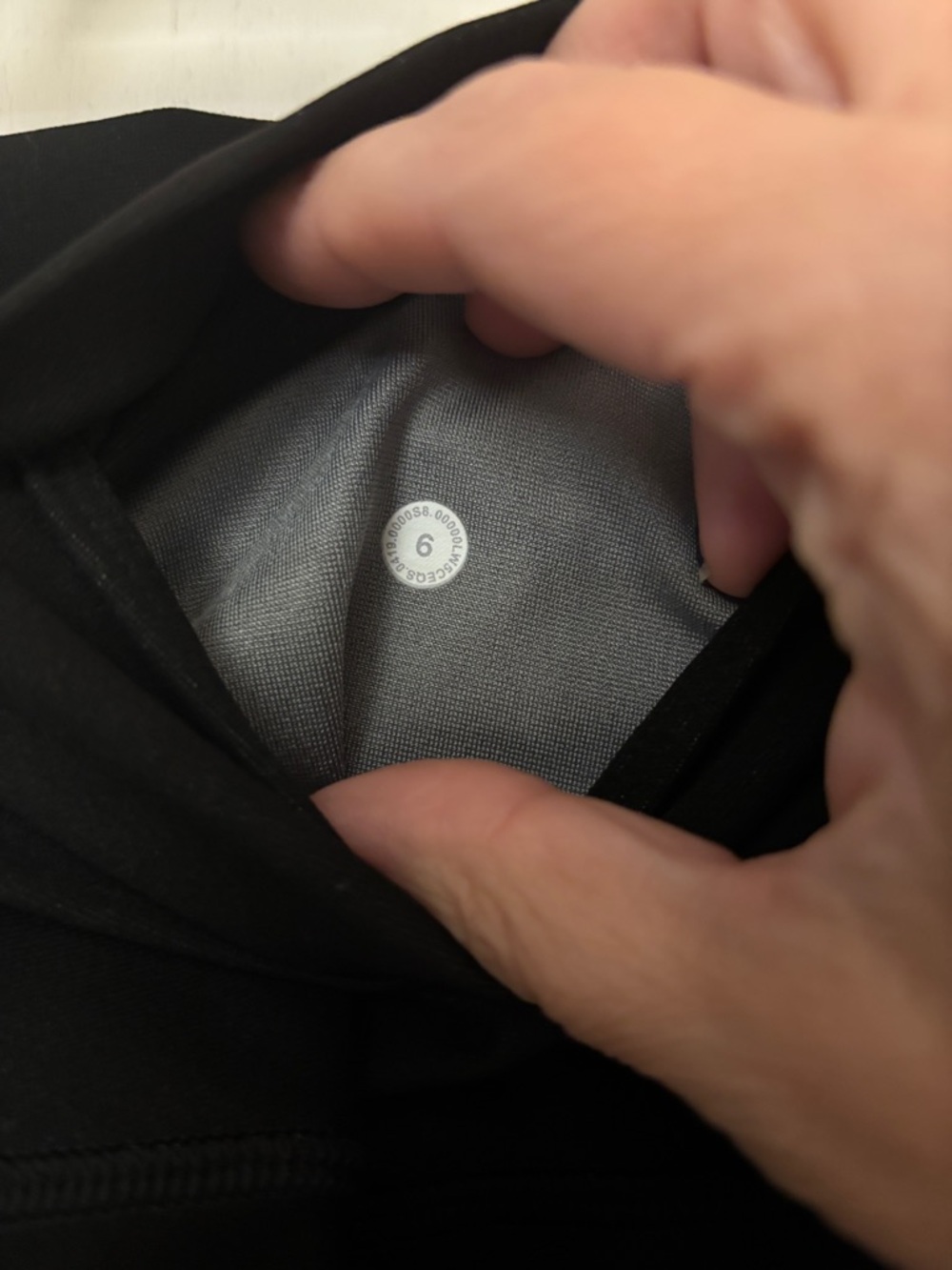 Lululemon High-Rise Mapped Out Black Patterned Performance Leggings Size 6 - Picture 4 of 7